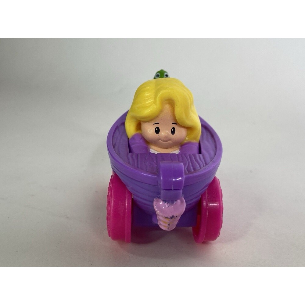 Fisher Price Little People Disney Tangled Princess Rapunzel Wheelies Race Car